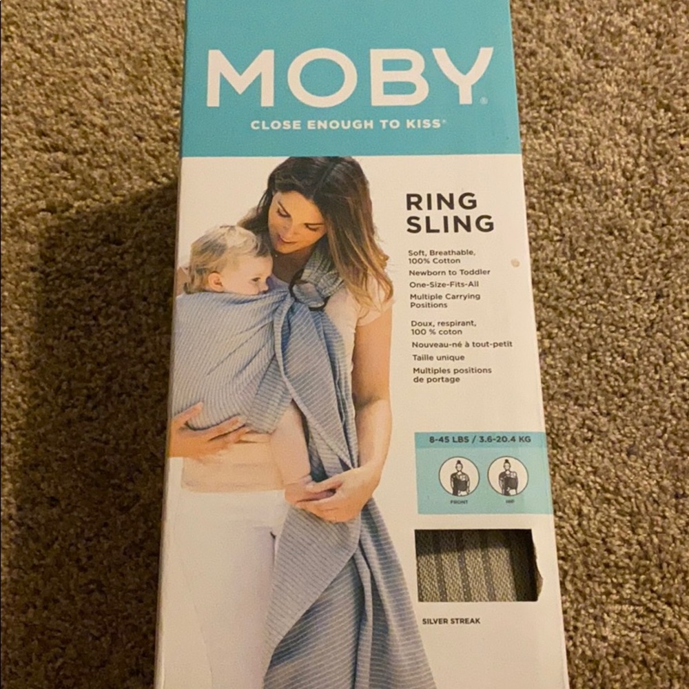 New in box moby ring sling